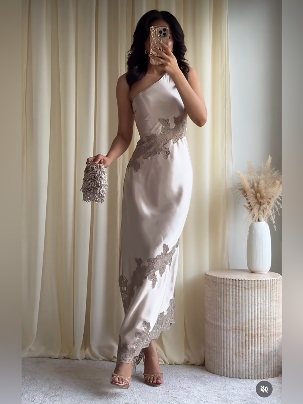 NWT ZARA ASYMMETRIC LINGERIE STYLE DRESS SIZE XS - Picture 2 of 16